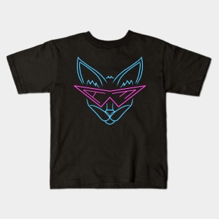 Azure Fox Logo Kids T-Shirt